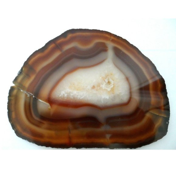 COCO by Stone - Natural Agate Coaster / Candle Holder - Picture 1 of 2